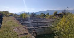 იყიდება მიწის ნაკვეთი, სახლით და საკალმახით გორში, ვოლოგდის დასახლებაში