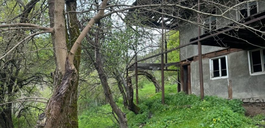 იყიდება მიწის ნაკვეთი სახლით გორის რაიონ, სოფ. ორმოცში