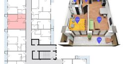 იყიდება 2 ოთახიანი ბინა გორში, ჭალის დასახლებაში