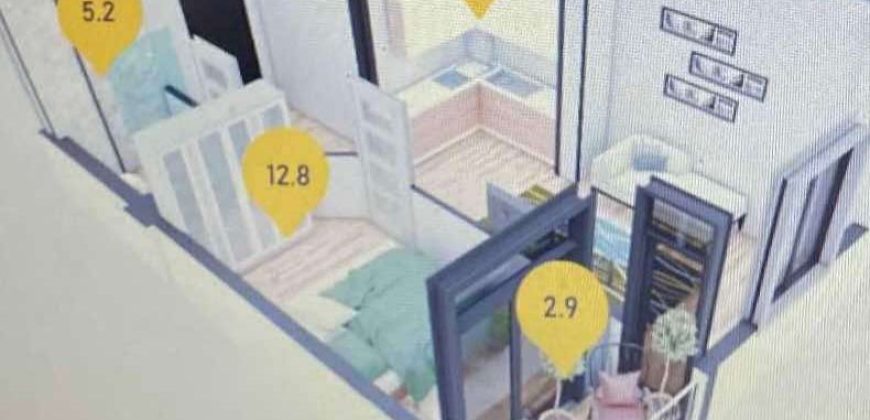 იყიდება 2 ოთახიანი ბინა გორში, ჭალის დასახლებაში