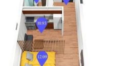 იყიდება 1-ოთახიანი ბინა გორში, ჭალაში